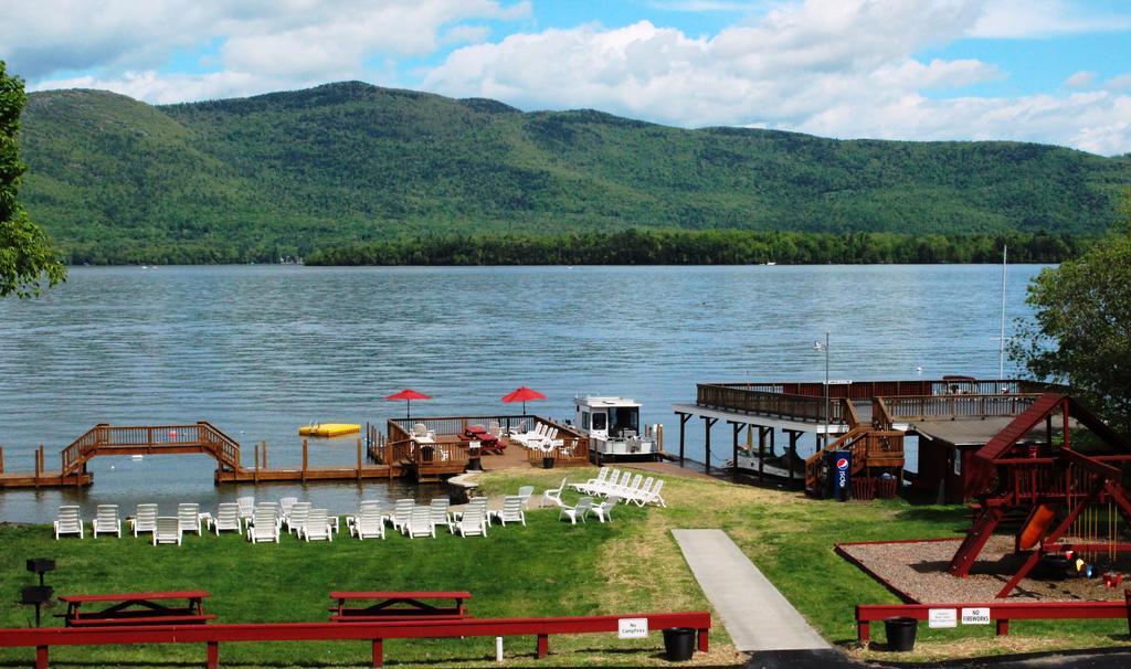 Flamingo Resort On Lake George Diamond Point Exterior foto